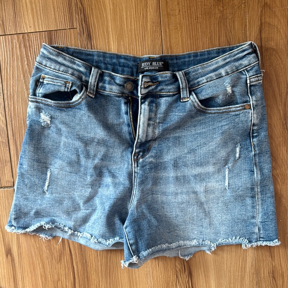 Judy Blue Denim Cutoff Shorts